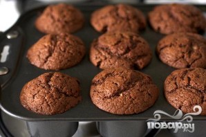 Шоколадные кексы с йогуртом - фото шаг 3