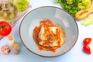 Минтай в духовке с картофелем - фото шаг 4