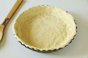 Пирог с сыром из творожного теста - фото шаг 5