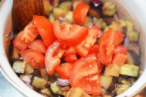 Суп из баклажанов с помидорами - фото шаг 2