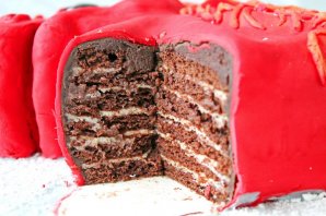 Новогодний торт "Огненная лошадь" - фото шаг 24