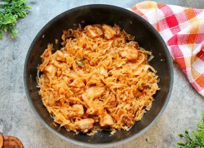 Капуста со свининой - фото шаг 8