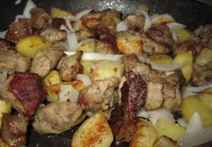 Свинина с капустой и картошкой - фото шаг 5