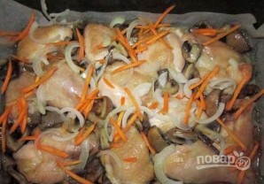 Курица в духовке под сливочным соусом - фото шаг 5
