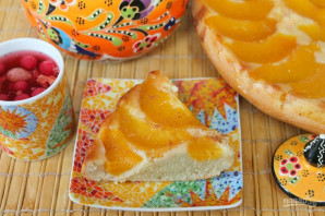Пирог с персиками "Перевертыш" - фото шаг 11