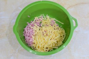 Рулет с ветчиной - фото шаг 5