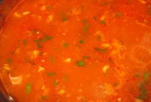 Куриный суп с томатной пастой - фото шаг 5