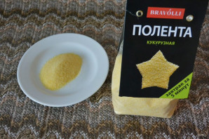 Рулет из поленты "Bravolli" с печёночным паштетом - фото шаг 1