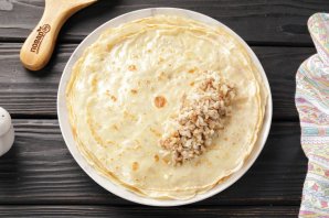 Блины с мясом и рисом - фото шаг 17