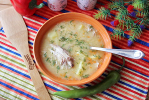 Гороховый суп с индейкой - фото шаг 13