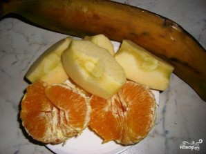 Слоеный фруктовый десерт - фото шаг 2