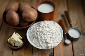 Кыстыбый на кефире - фото шаг 1