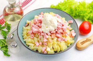 Интересный картофельный салат - фото шаг 8