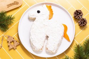 Вегетарианский салат в виде лошади - фото шаг 13