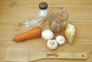 Гречка с грибами и морковью - фото шаг 1