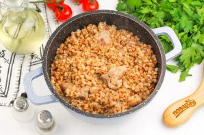 Гречка с мясом - фото шаг 9