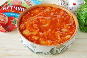 Тилапия в томатном соусе с кетчупом - фото шаг 8