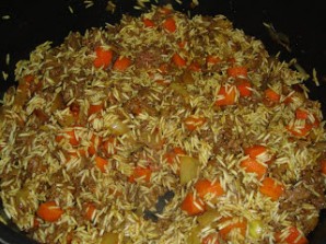 Рис с фаршем и морковью - фото шаг 4