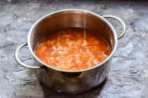 Томатный суп с сельдереем для похудения - фото шаг 7