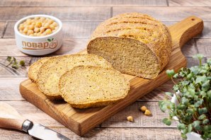 Нутовый хлеб без муки и дрожжей - фото шаг 11