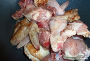 Курица, тушенная в казане - фото шаг 3