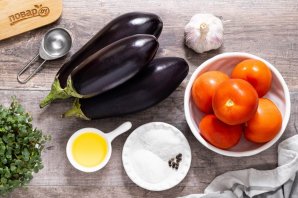 Баклажаны в томате на зиму - фото шаг 1