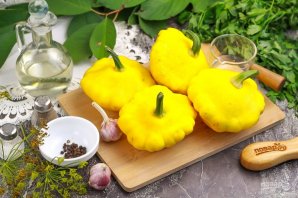 Маринованные патиссоны - фото шаг 1