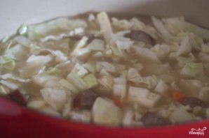 Немецкий суп с колбасками - фото шаг 6