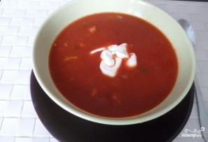Суп из томатного сока - фото шаг 7