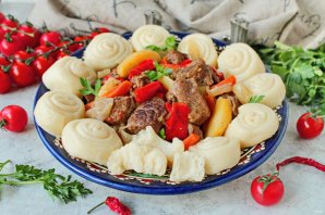 Хинкал "Розочки" - фото шаг 17