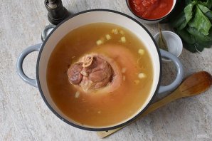 Суп из свиной рульки - фото шаг 7