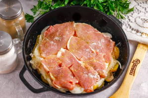 Картошка с мясом в духовке - фото шаг 3