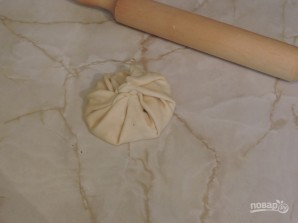 Лепешки с сыром на кефире на сковороде - фото шаг 10