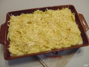 Картофель, запеченный в духовке с сыром - фото шаг 6