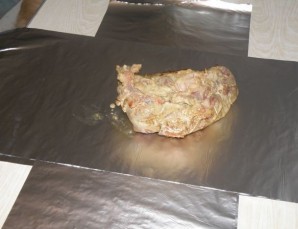 Рулет из мяса в духовке - фото шаг 9