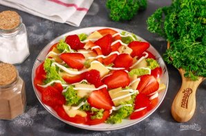 Салат из клубники со сладким перцем - фото шаг 6