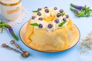 Блинный торт с заварным кремом - фото шаг 16