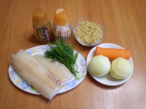 Рыбный суп с вермишелью - фото шаг 1