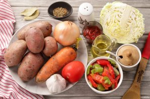 Постные щи в мультиварке - фото шаг 1