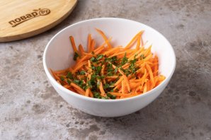Салат из моркови как в столовой - фото шаг 5