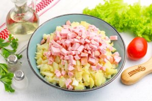 Интересный картофельный салат - фото шаг 7