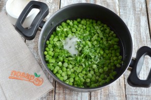 Суп-пюре из зеленого горошка - фото шаг 2
