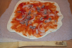 Пицца с индейкой - фото шаг 4