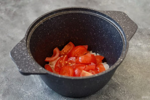 Чечевица в томатном соусе - фото шаг 5