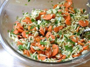 Салат с морковью и сыром "Фета" - фото шаг 7