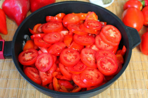 Салат из сладкого перца и помидоров на зиму - фото шаг 4