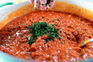 Мясной соус для спагетти - фото шаг 13
