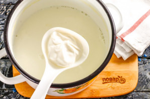 Домашний йогурт из сметаны - фото шаг 3