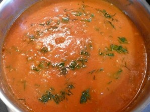 Томатный суп с фаршем  - фото шаг 6