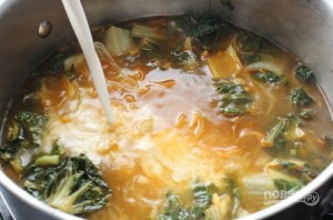 Тайский суп с лапшой - фото шаг 4